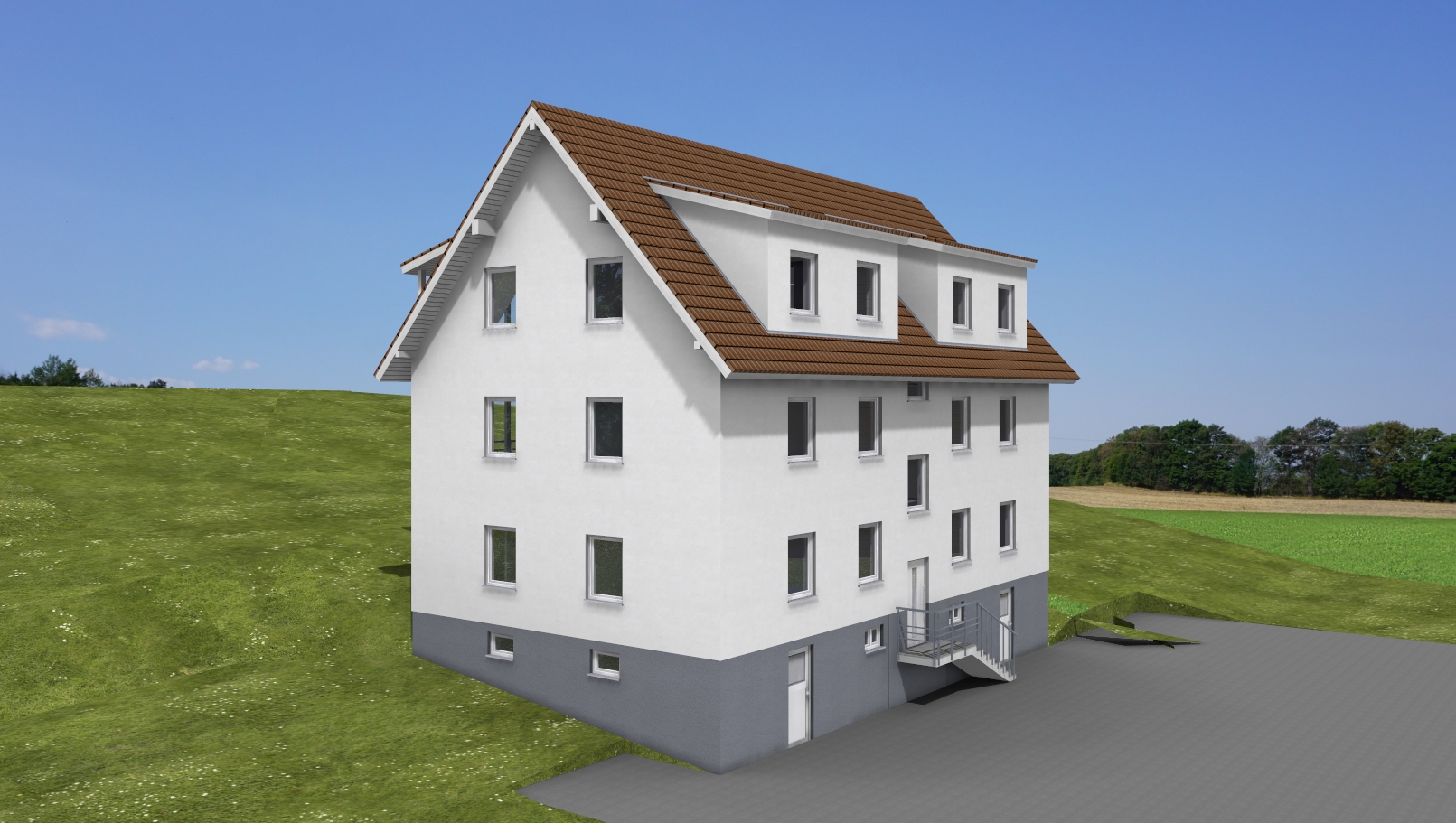 Vom Messihaus zum modernen Sechsfamilienhaus